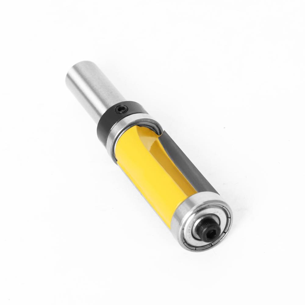 1pc 12mm shank 1/2inch shank 1-1/2" Extra Long Trim Pattern Top&Bottom Bearins Router Bit