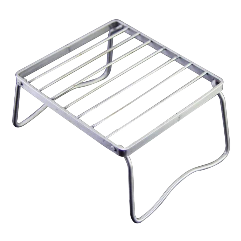 Lightweight Kitchen Tools for Outdoor Camping Cooking Stainless Steel Barbecue Grill Mini Portable Folding BBQ Shelf Garden Rack: Default Title