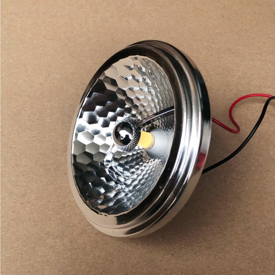CREE Cylindrical Shape AR111 LED Lamps 20W COB GU10 G53 LED Spotlight AC110-220V QR111 LED Bulb Light Warm White