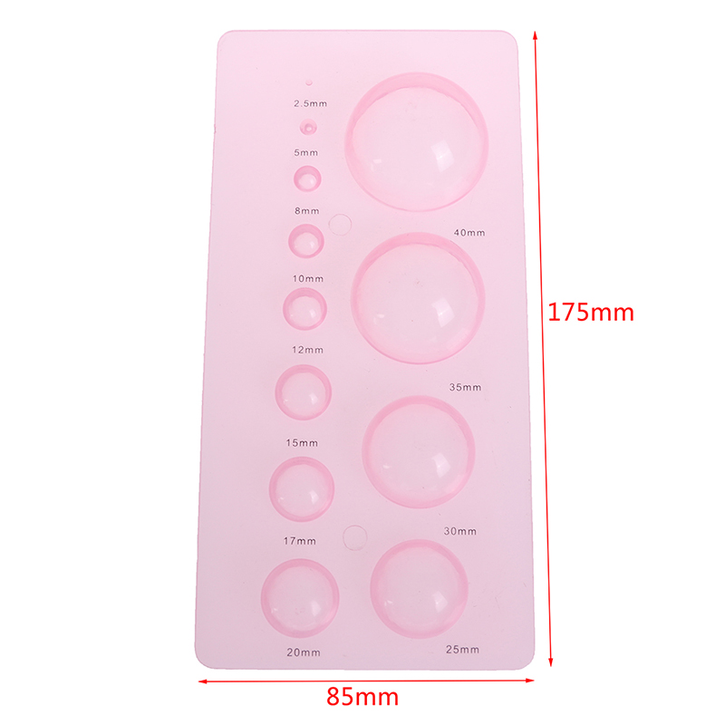 12 Sizes Semicircle DIY Paper Deluxe Quilled Creatio Quilling Creation Tool Pink Color: PK