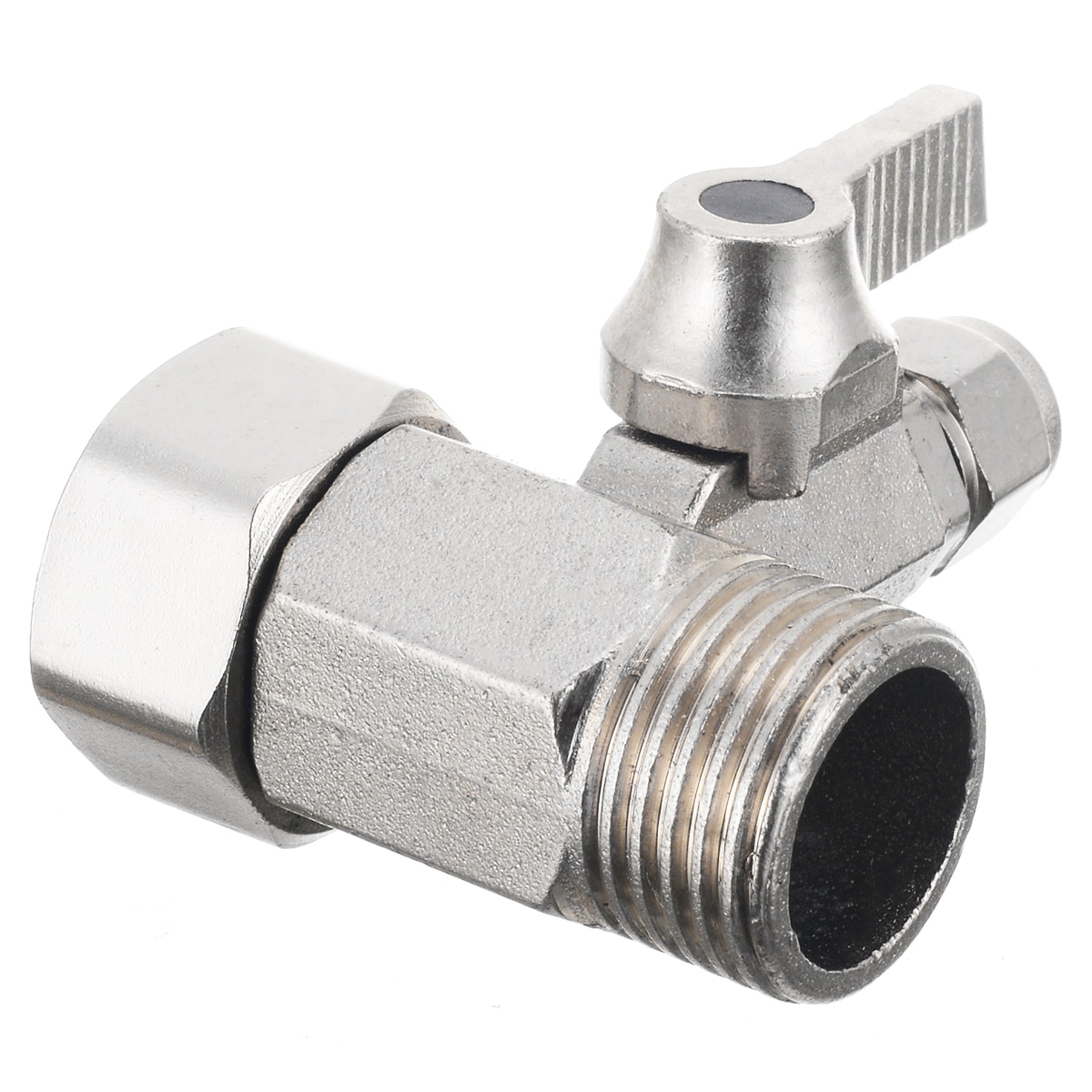 RO Feed Water Tee Adapter Valve 1/2'' to 1/4'' Tee Valve Connector With Shut-off Ball Tap Connector Useful Plumbing Tool