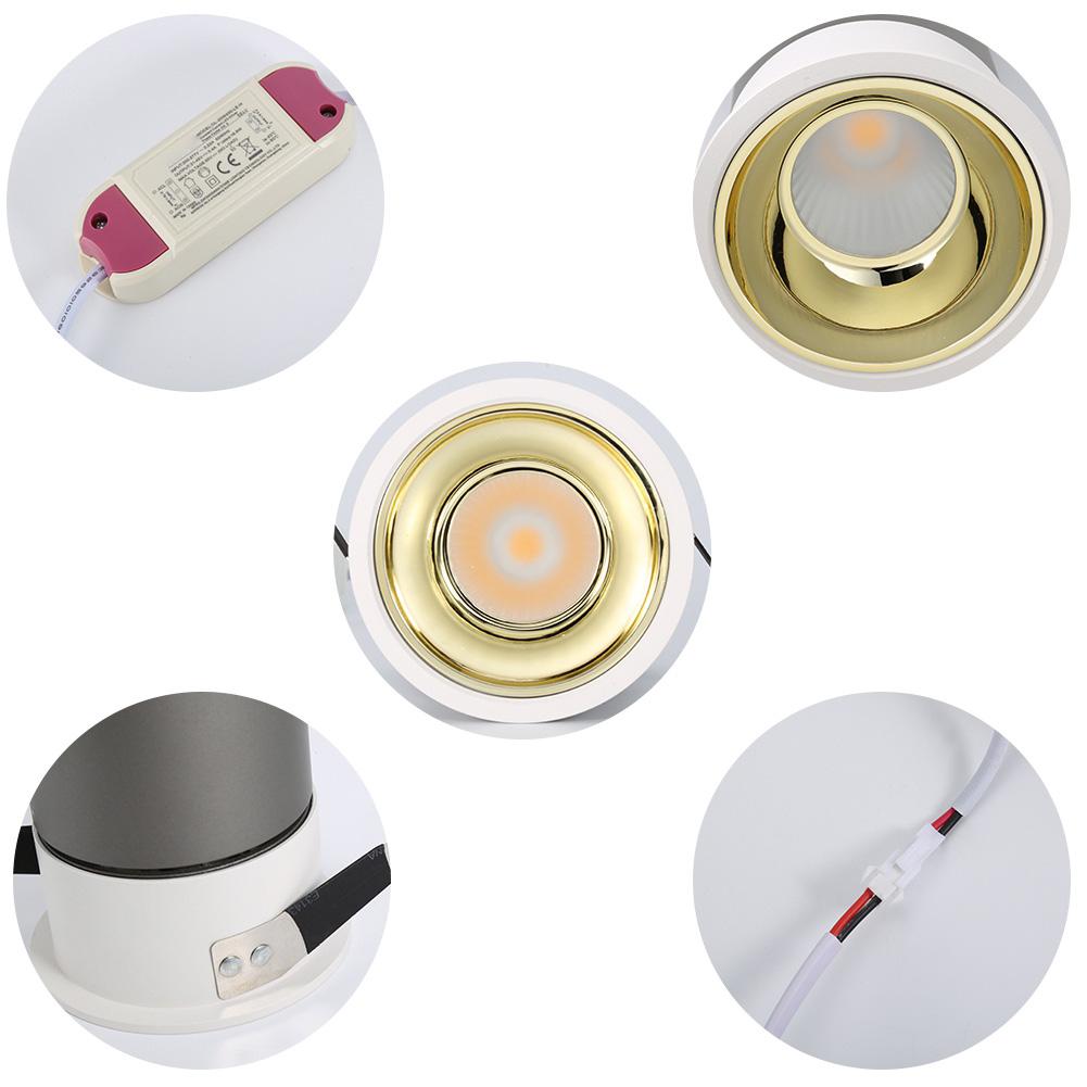 COB Ceiling Light Embedded LED Spotlights Hotel Wall Washing Commercial Lighting led wall washer led downlight wallwasher