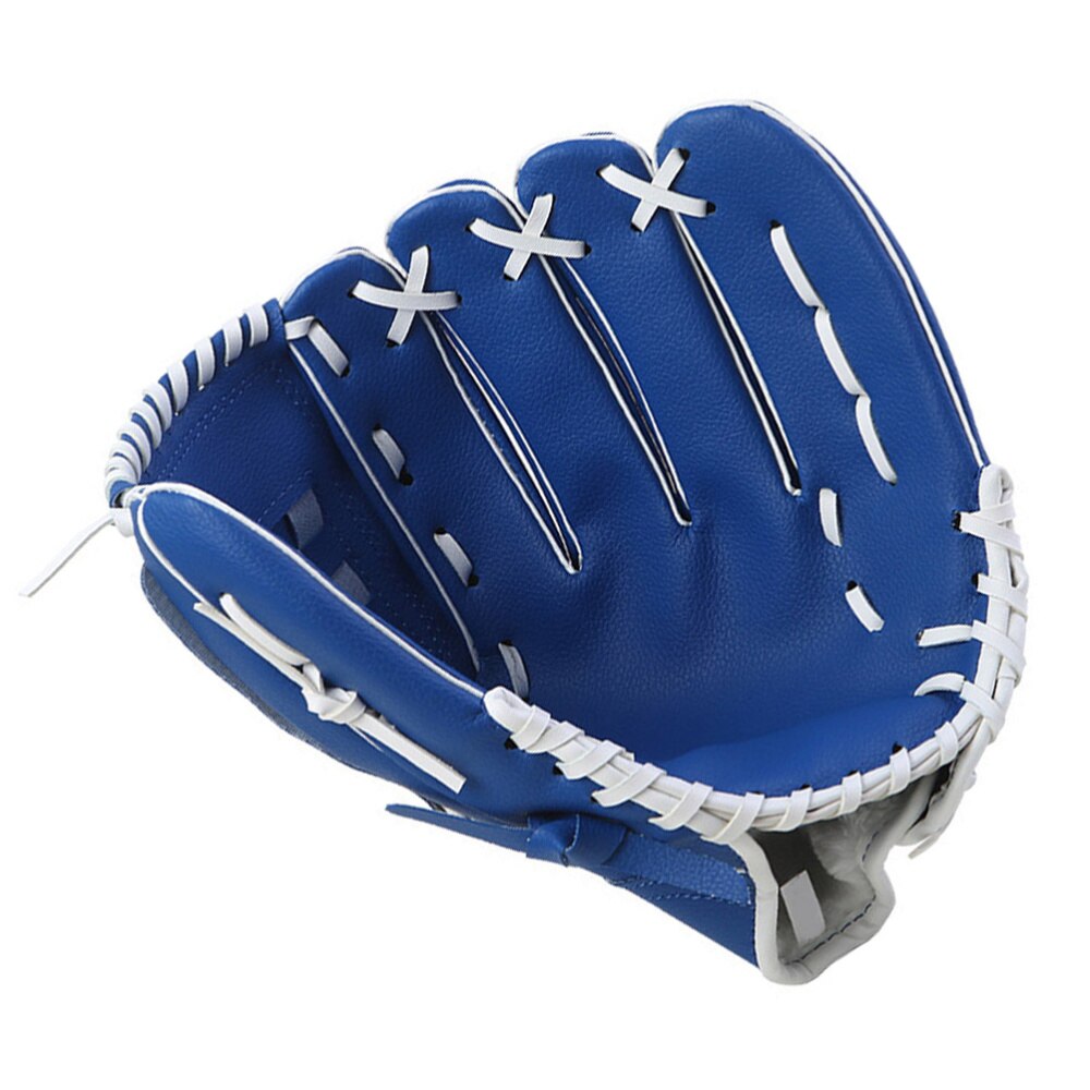 1Pc Kids Kinderen Baseball Handschoen Sport Batting Handschoen Pitcher Handschoen: Blue