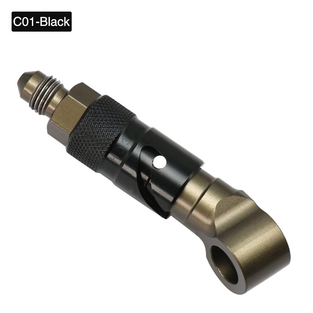 Alocnstar Aluminum AN-3 AN3 Straight Bend Brake Line Fluid Quick Release Connect Fitting Adapter Kit For Kawasaki Ninja DUCATI: C01