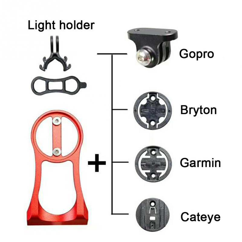 Stuurpen Out Front Computer Mount Licht Houder Voor Garmin Edge 1000/820/810/500