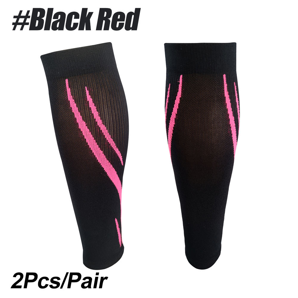 1 Pair Calf Compression Sleeve Men and Women 20-30 MmHg, Shin Splint Compression Sleeve Socks for Varicose Veins Calf Sleeve Gym: S/M / Burgundy