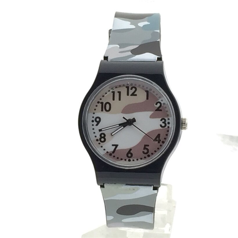 Kinderen Relogio Masculino Camouflage Horloge Quartz Horloges Voor Meisjes Jongen Voor Kinderen Saat