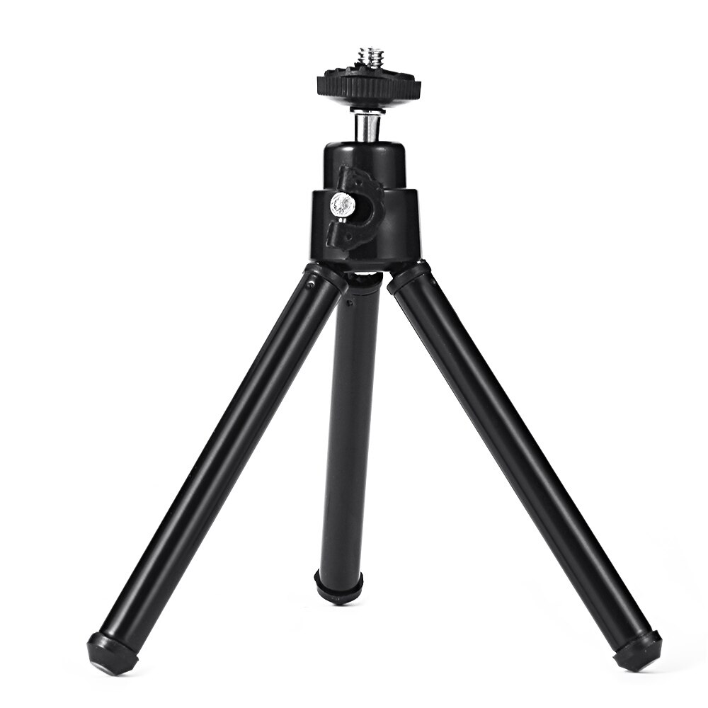 Mini kamera stativ fleksibel mini stativ stativ mount til jmgo xgimi  yg400 yg300 rd805 yg500 gm60 mini projektor: Sort
