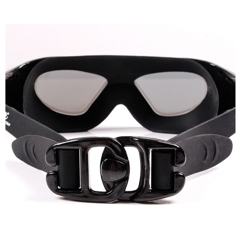 Gafas de natación graduadas para miopía, lentes ópticos de silicona para piscina, antiniebla, impermeables, para hombres y mujeres