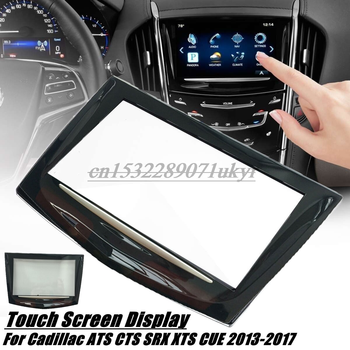 Beste Oem Touch Screen Digitizer Voor Cadillac Ats Cts Srx Xts Cue Touch Gevoel Vervanging Lcd-scherm Lcd 'S touch