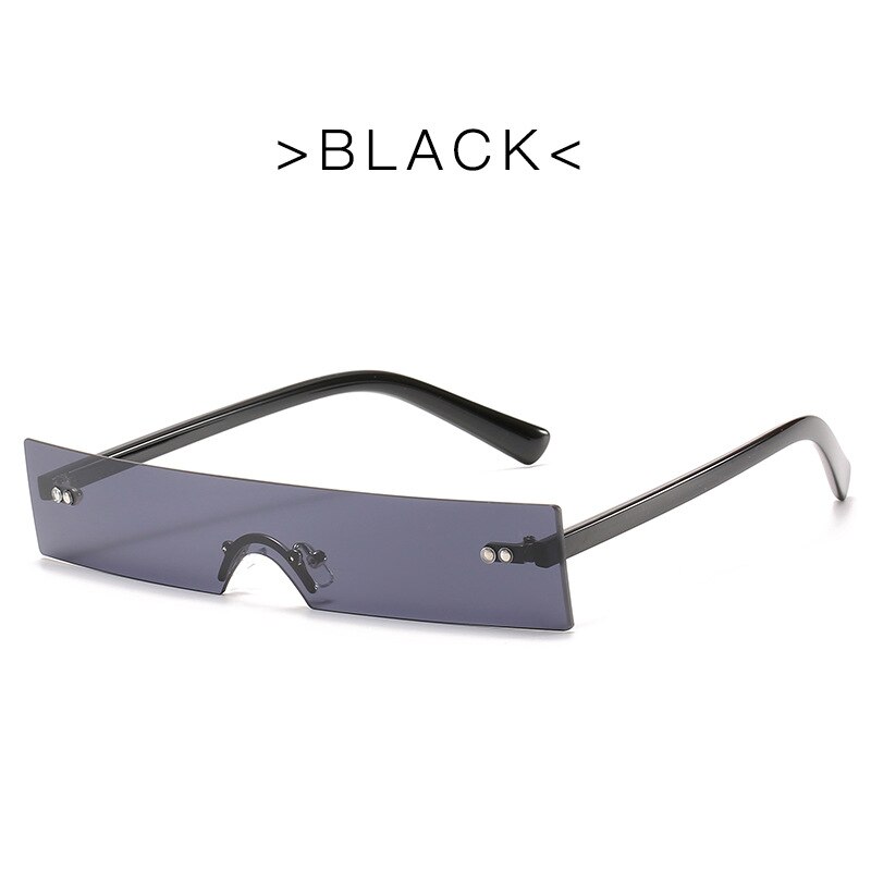 Gafas de sol cuadradas de Metal para mujer, lentes de sol cuadradas de aleación de Metal con montura pequeña, transparentes, de doble puente, Estilo Vintage, en rojo y amarillo: 01