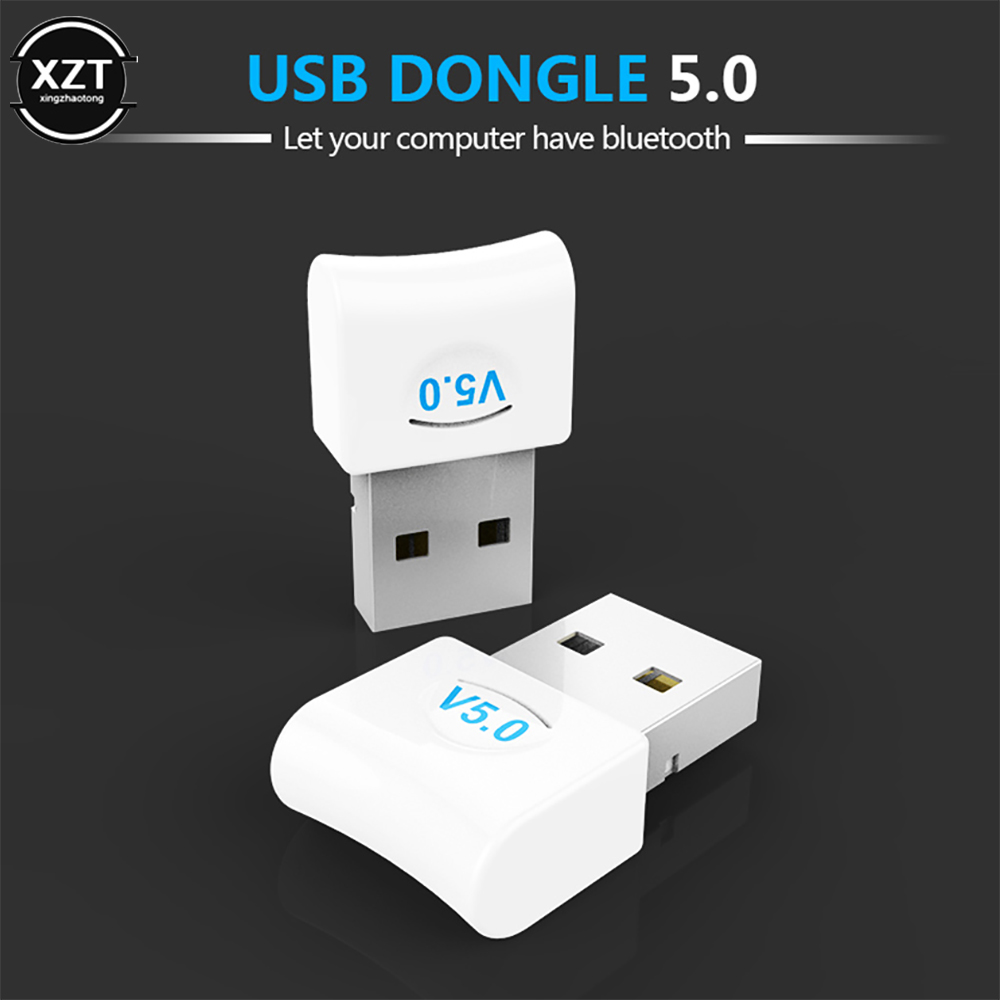 USB Bluetooth dongle adapter V5.0 suitable for PC computer laptop wireless music audio speaker earphone receiver transmitter