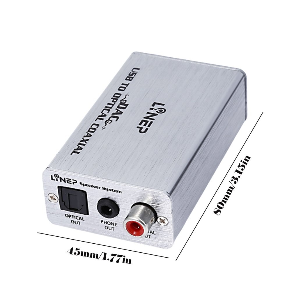 M303 Decoder Usb External Sound Card Dac Decoder Fiber Coaxial Digital Output Aluminum Decoder