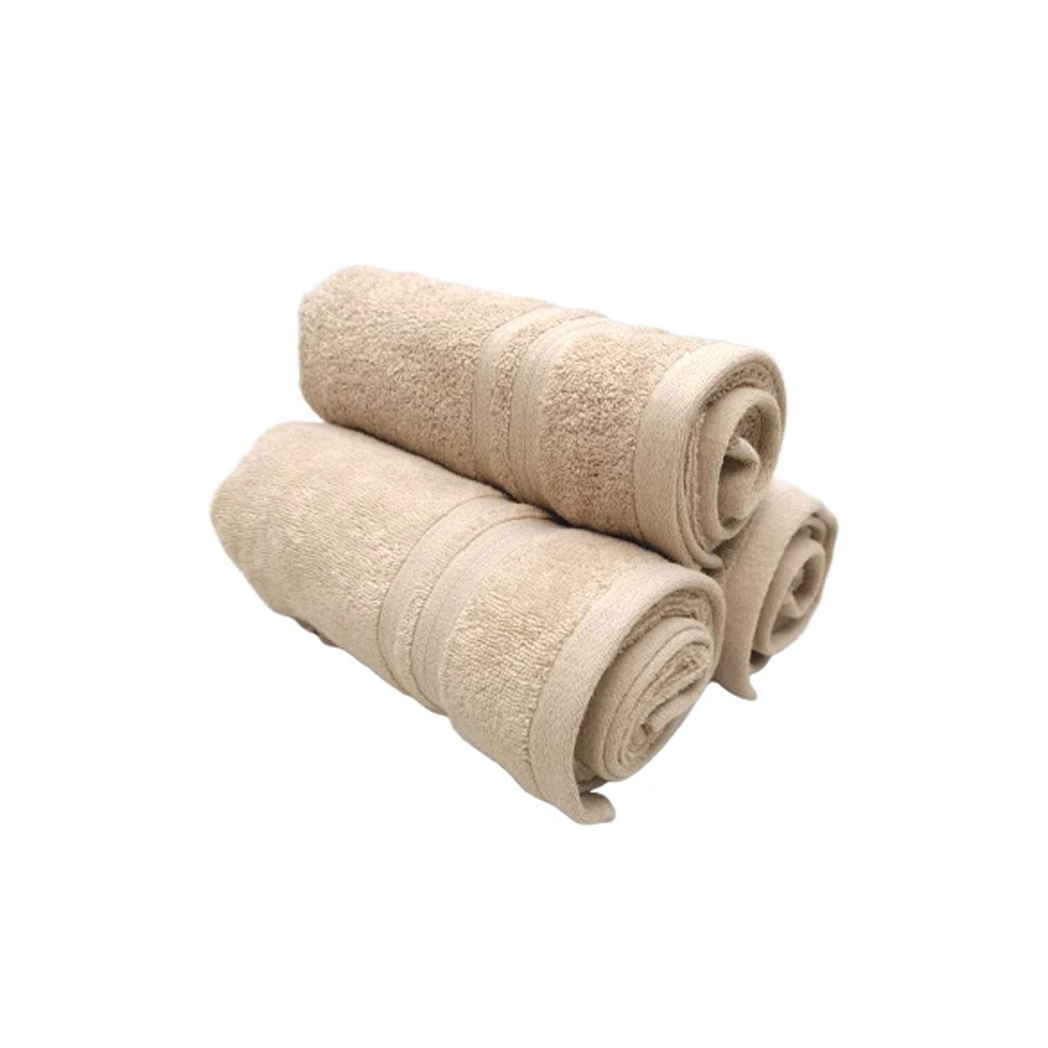 3 pièces 45x85 cm serviette pur coton ménage doux visage lavage serviette interrompu Couples absorbant serviette essuyer chaque visage serviette de bain: Cream color