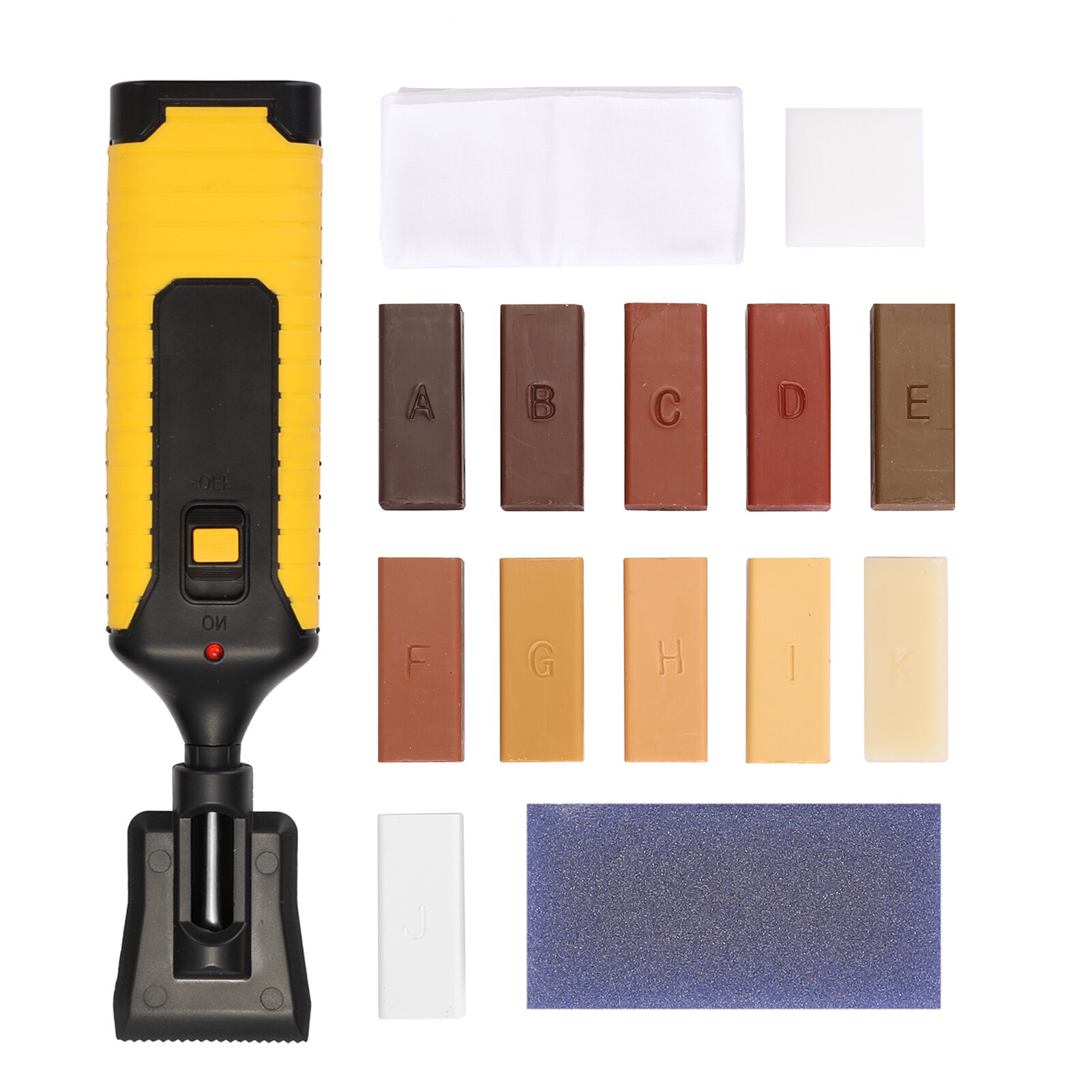 Laminate Repairing Kit Floor Repairs Kit DIY Wood Board Repairs Tool Kit Wooden Floor Scratches Mending Utility Tool Kit