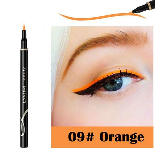 12- farvet eyeliner pen langtidsholdbar vandtæt svedtæt ikke blomstrende flydende eyeliner holdbar hurtigtørrende flydende eyeliner tslm 1: 09