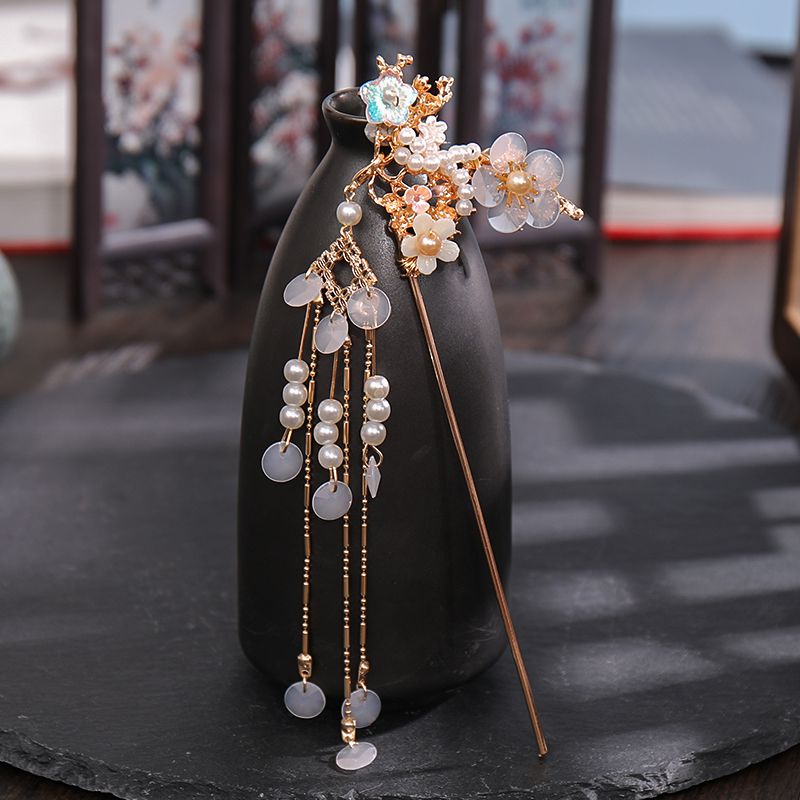 Luxury Metal Hair Stick Hair Accessories for Women Hanfu Hair Clip