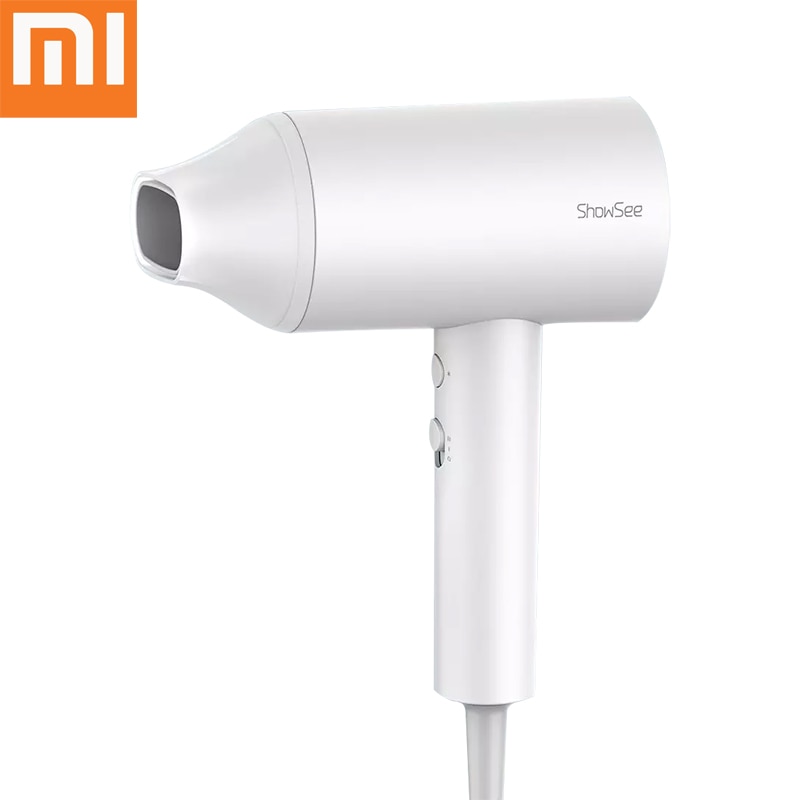 Xiaomi Hair Dryer SHOWSEE A1-W Anion Negative Ion Care Professinal Quick Dry Home 1800W Portable Hairdryer Diffuser Constant