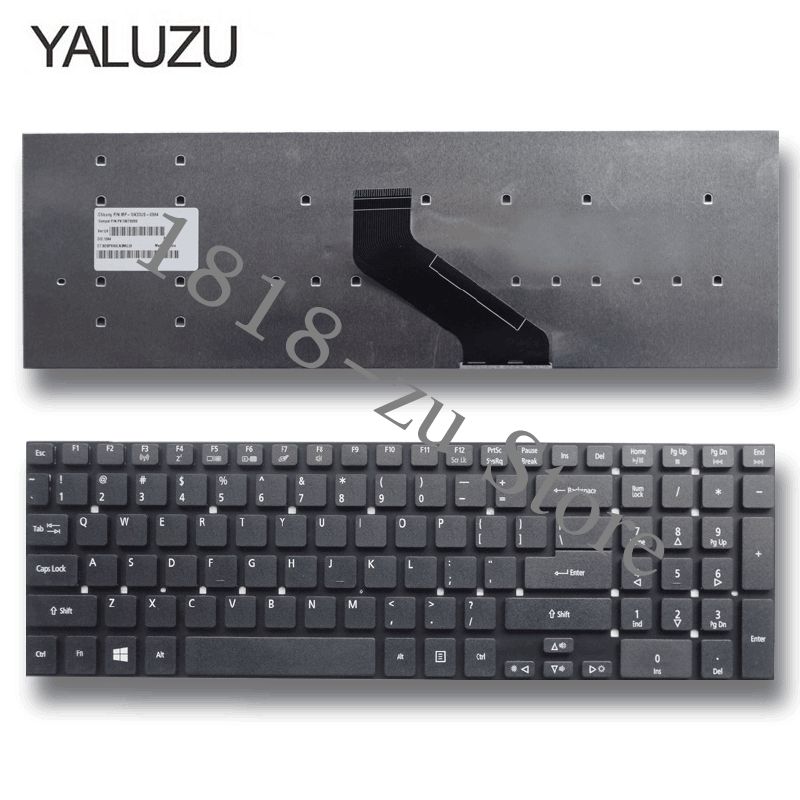 Yaluzu Us Engels Toetsenbord No Frame Voor Acer Aspire ES1-512-C88M ES1-520-39SQ