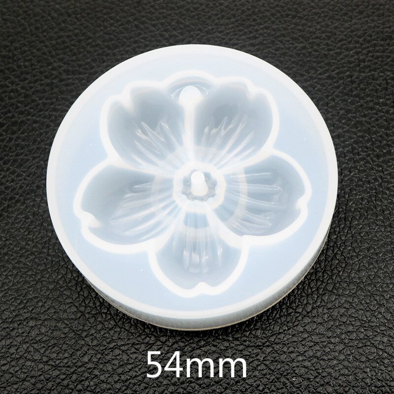 Sakura Silicone Mold Big Cherry Blossom Mold Flower Charm DIY Floral Mold Resin Art Supplies Silicone Mold for Resin