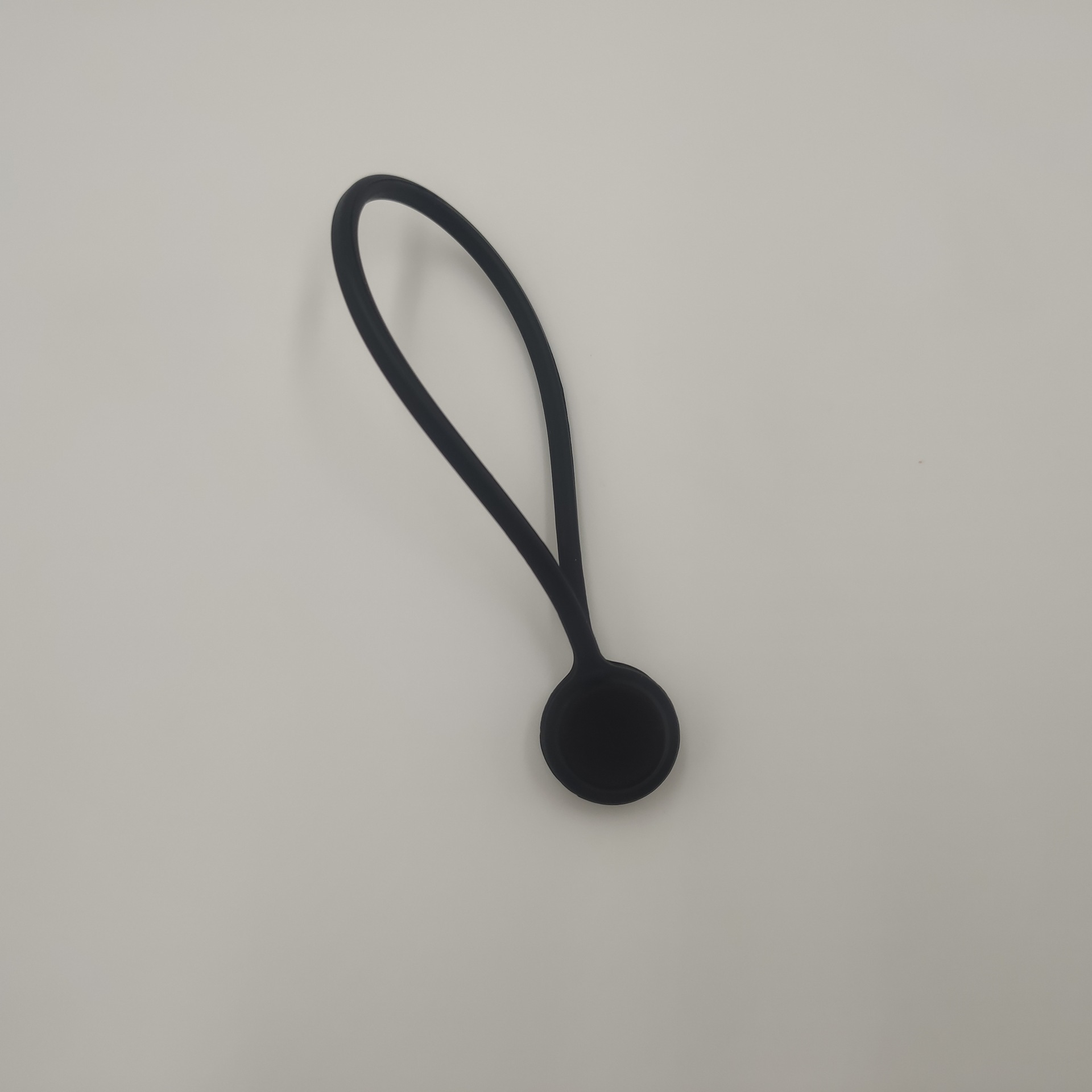 Enrouleur de câble magnétique, 10 pièces, support de bobine magnétique pour téléphone portable, Type casque, casque, organisateur de câbles, stockage de câbles de données: Black