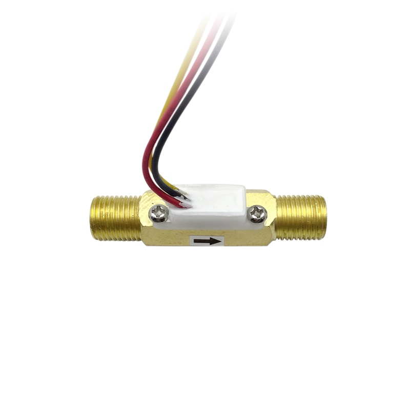 G 1/4 " Male High Precision Brass Copper Liquid Magnetic Flowmeter Water Flow Sensor Level Switch Meter Coffee Milk Machine
