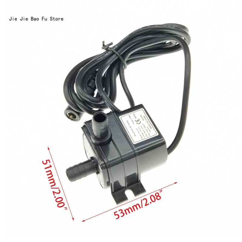 Ultra-leise 12v 4,8 w 240l/h Durchfluss wasserdichte bürstenlose Pumpe Mini Tauch wasserfilter Fisch für Tank brunnen Pum
