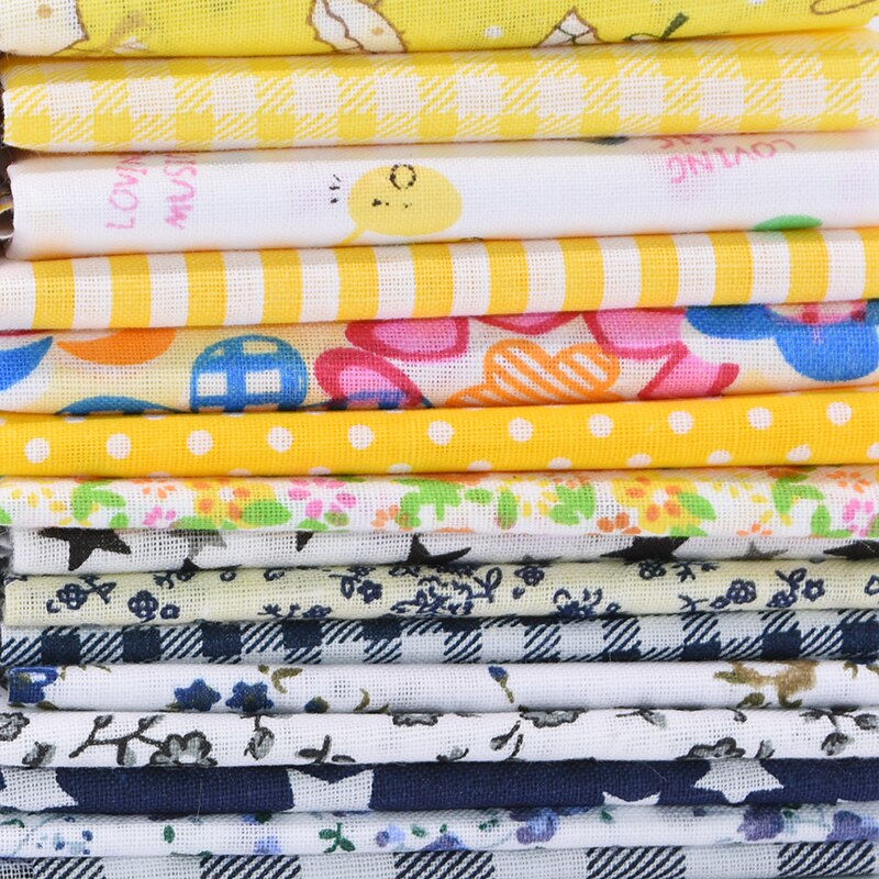 8Pcs/set 25*25cm Mixed Style Floral Print Handmade Fabric Patchwork Fabric Cotton For DIY Sewing Craft Sewing Quilting Fabrics