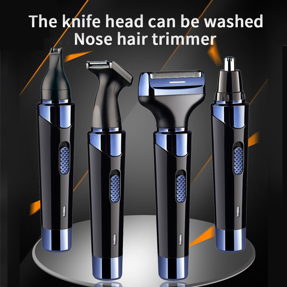 Electric Ear Nose Trimmer Hair Removal Rechargeable Trimmer Men Cutter Beard Shaver Face Eyebrow Nose Hair Removal Device