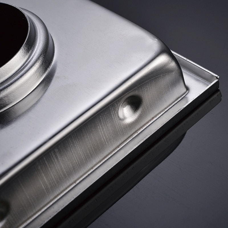 Modern Bathroom Shower Floor Drain Tile Insert Square Floor Waste Grates Shower Drain 304 Stainless Steel Invisible Floor Drain