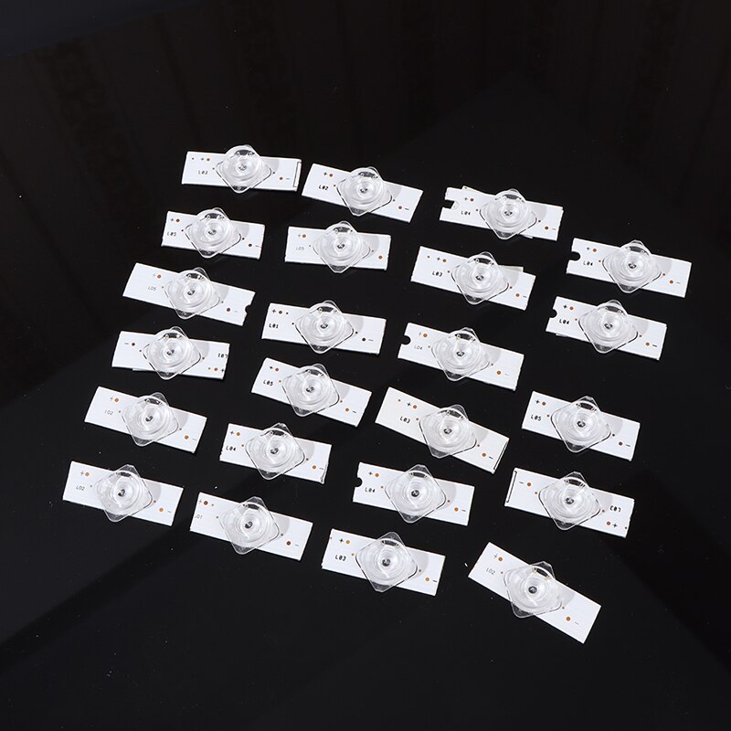 Perles de lampe de 3V 6V SMD avec le filtre optique de lentille pour l'outil de réparation de TV de LED de 32-65 pouces