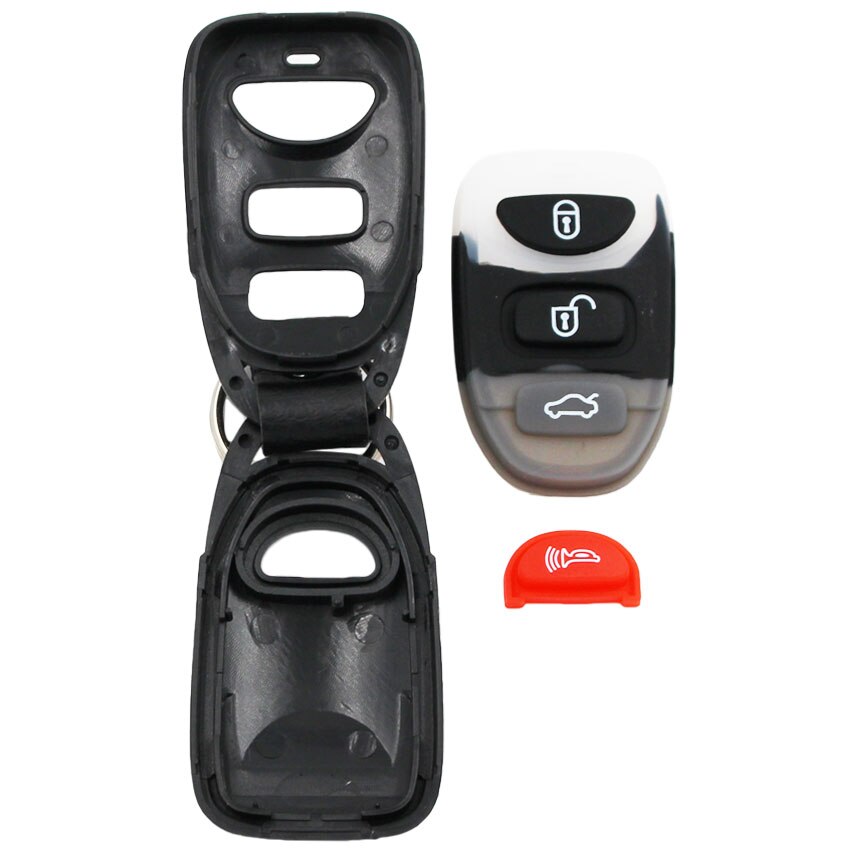 Replacement 3+1/4 Button Remote Smart Car Key Shell Case Housing Cover for Kia Cerato Sorento Spectra Optima Forte Rondo