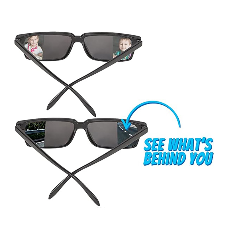 Rygsyn bagfra spionbriller til børn voksne se bag dig briller med bakspejle
