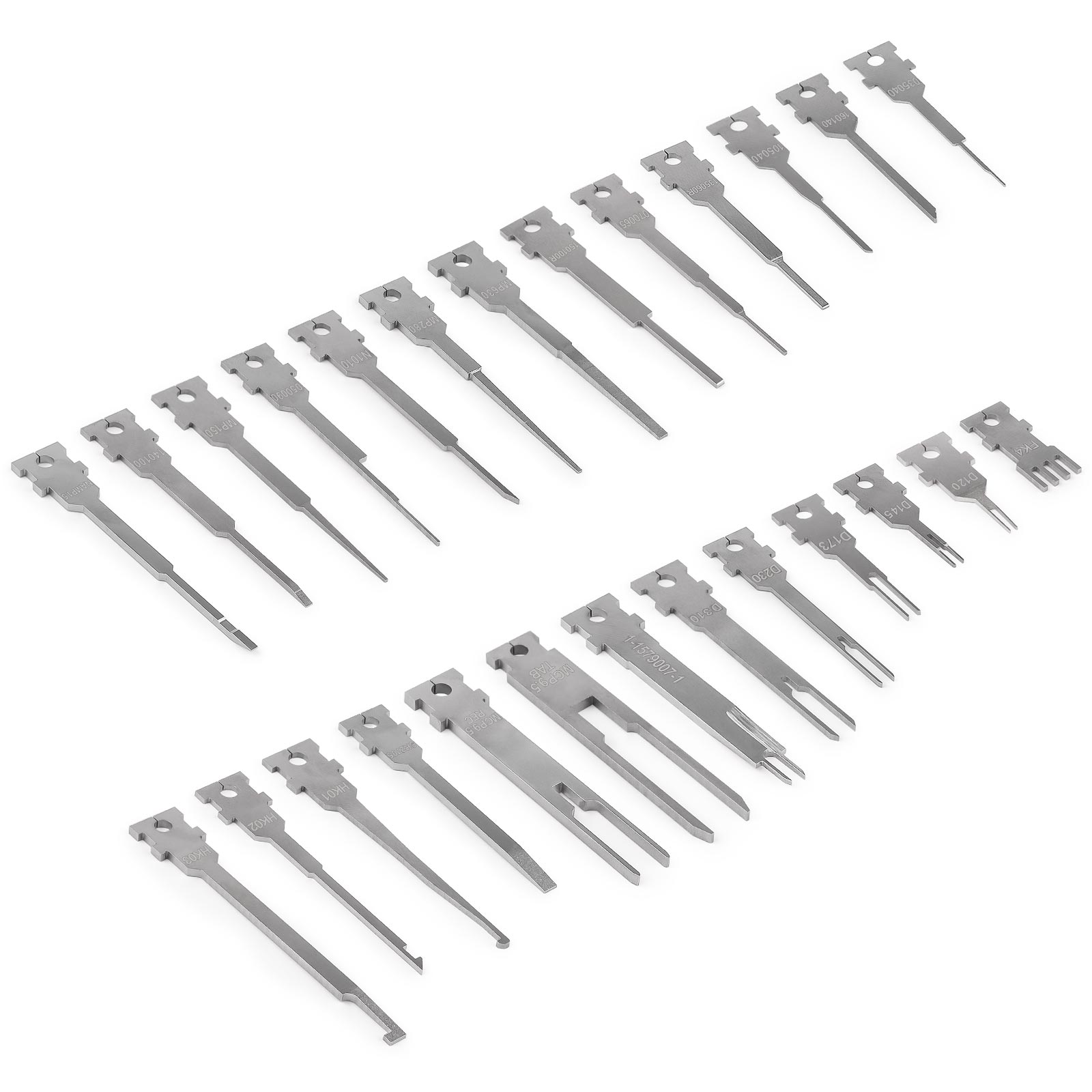 JRready Replacement Tip Kit for Extraction Tool &Terminal Release Tool for Deutsch,AMP/TE,Molex,Delphi,JST,Harting Connectors