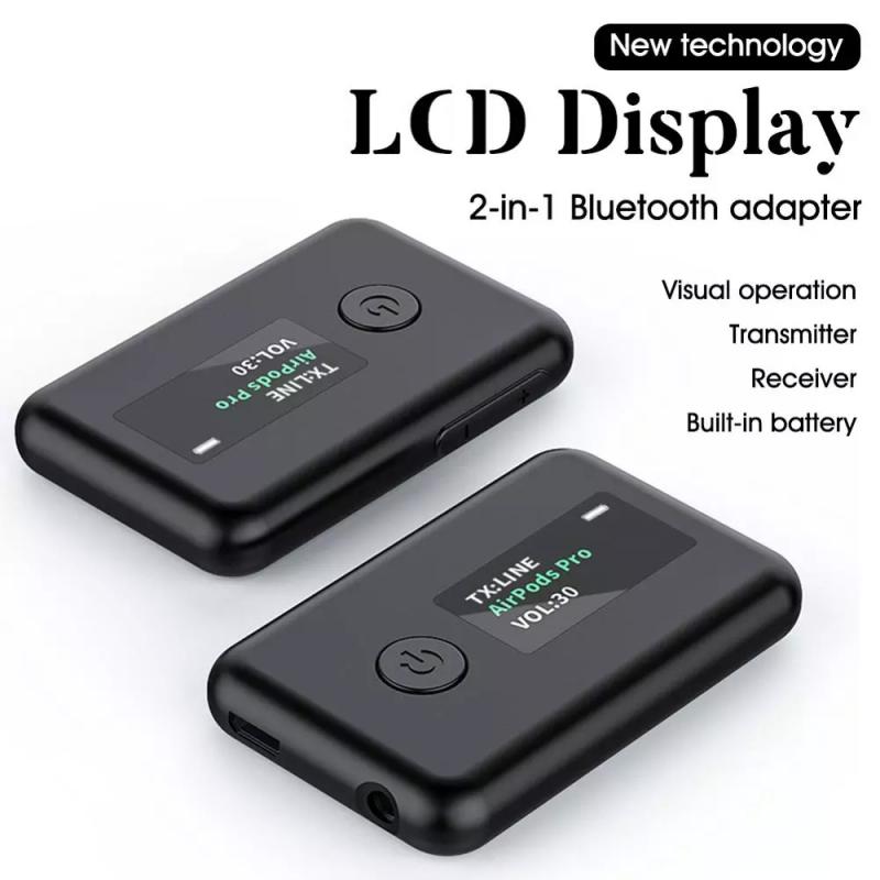Bluetooth 5.0 2in1 Zender Ontvanger Draadloze Bluetooth Adapter Voor Tv/Auto/Home Uk Блютуз Адаптер: Default Title