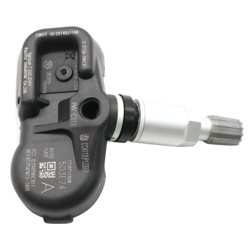 4Pcs Tpms 40700-1LA0E Band Band Pressure Monitoring Sensor Voor Nissan 370Z Infiniti Q70 PMV-C811
