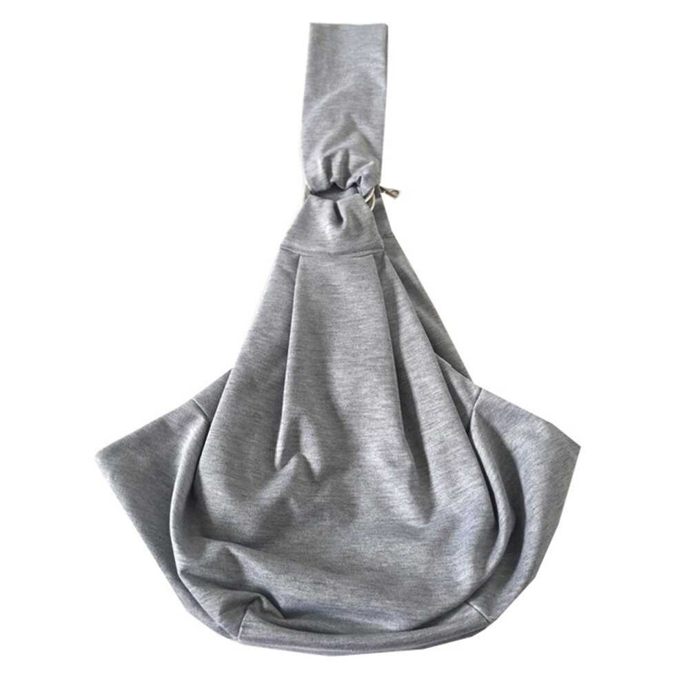 Soft Adjustable Double-sided Travel Sling Carrier Bag Functional Hand-free Pet Backpack Reversible Safe Tote Pouch Sling: Default Title