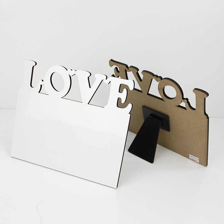2 st tom sublimering mdf fotoplatta 210*180*5mm tag diy utskrift sublimering bläcköverföringsutskrift