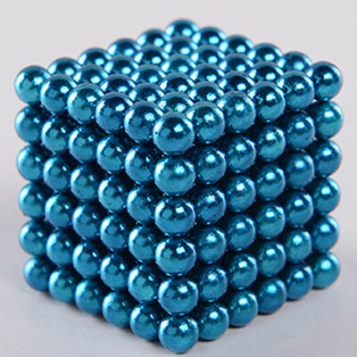 Anti-Stress Giocattoli Per Adulti Infinity Cubo Antistress Definito 5mm216 PCs Variabile BuckBalls Multi-color FAI DA TE Giocattoli: Light blue