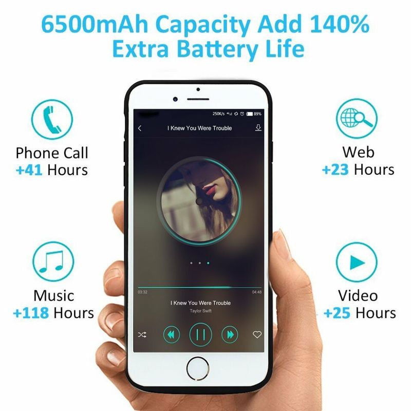 4000mAh chargeur de batterie étui pour iPhone 5 5S SE 6 6s étui Powerbank chargeur étui pour iPhone 7/8 Plus/X XSBattery Case