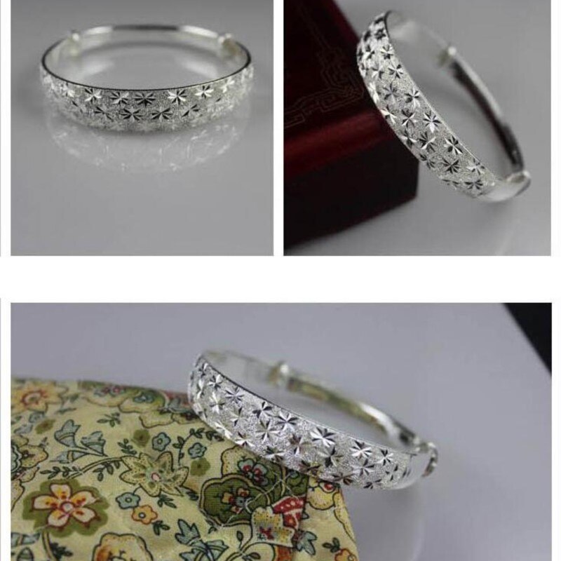Gypsophila star Cirkel Armband Bangl zilver verstelbare top mode-sieraden meisje accessoires Gratis