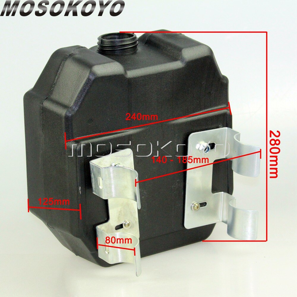 Universal Motorcycle Front Auxiliary Fuel Tank 1.3 Gallon Oil Gas Tank For Honda Kawasaki Suzuki Yamaha Ducati BMW Custom