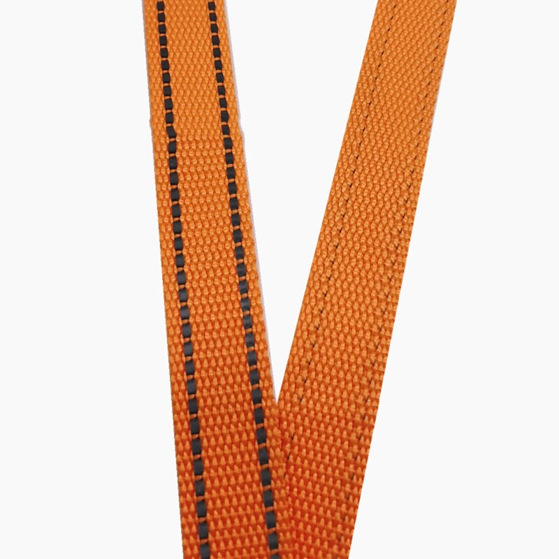 5Meters 15mm Safety Reflective Webbing Backpack Luggage Tape Pet Basic Collar Handmade Accessories Outdoor Camping Use: Orange 15mm