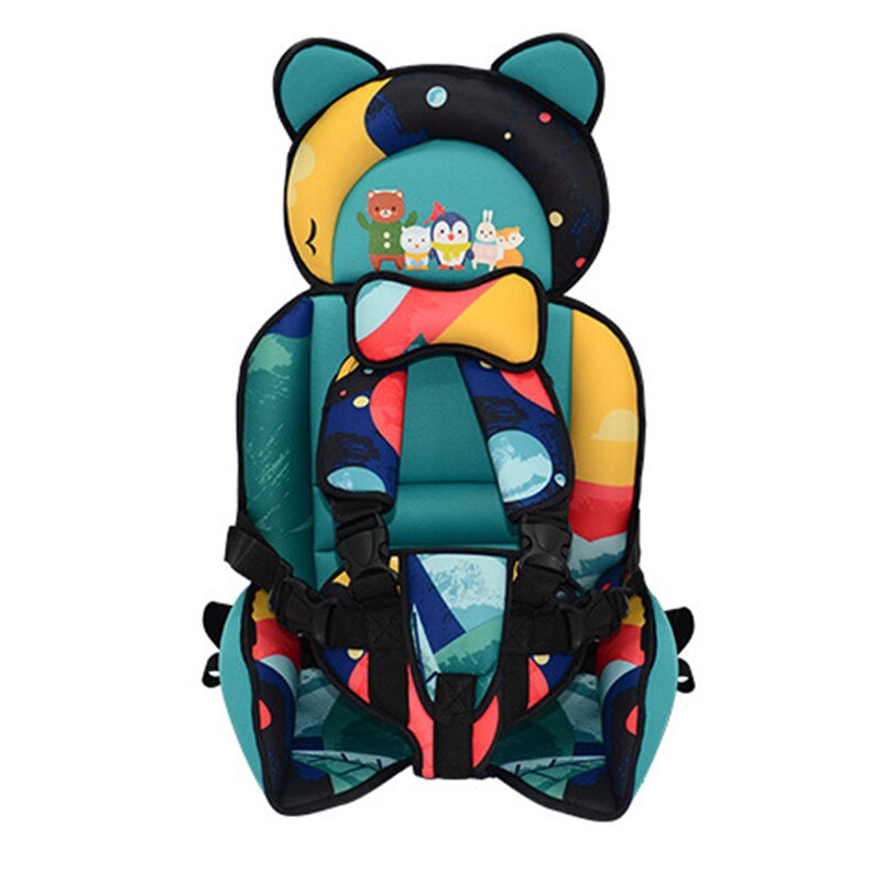 Portable Child Safety Seat Removable and Washable Baby Safety Seat With Belt Safe Child Sitting Chair Cushion