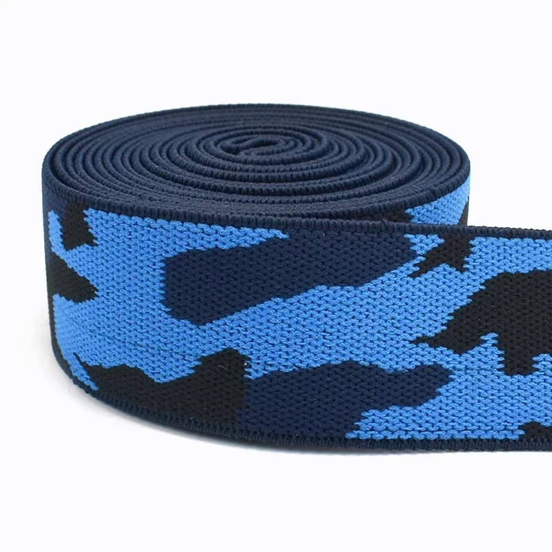 2-10 Metri 38mm Fasce Elastiche per Cintura Pantaloni stirata Tessitura di Gomma Nastri Elasticità Nastro Indumento Accessori per Cucire FAI DA TE: Radura / 5 M