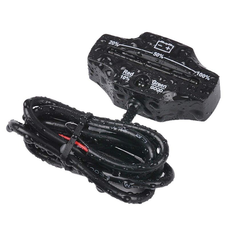12v 24v ledad blysyra lagring batteri indikator mätare batterinivå monitor för golfbilar marin motorcykel truck gaffeltruck