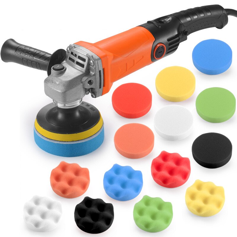 1200W Mini Auto Polijsten Waxen Machine Auto Kras Reparatie Schoonheid Glazuur Sluitmachine Baan Dual Action Auto Detailing Gereedschap