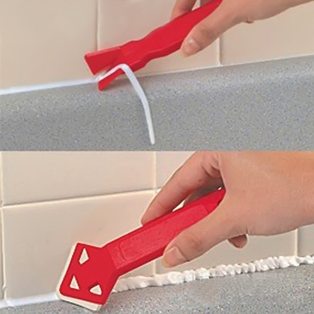 2Pc/set sealant removal hand tools Caulk Away Remover Finisher Caulking Tool Silicone Scraper Tool Kit for Bathroom