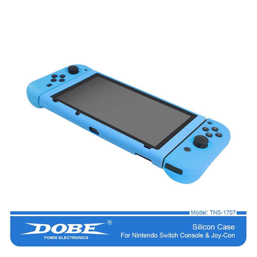 Silicon Case voor Nintendo Switch Consoles en Vreugde-Con Blue Protector Cover 1707