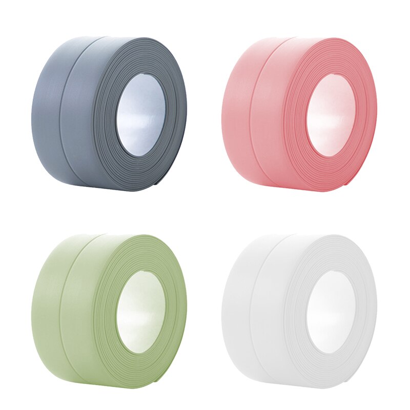 Bande adhésive de scellage en PVC blanc, autocollant mural auto-adhésif pour salle de bain, douche, évier, cuisine, maison